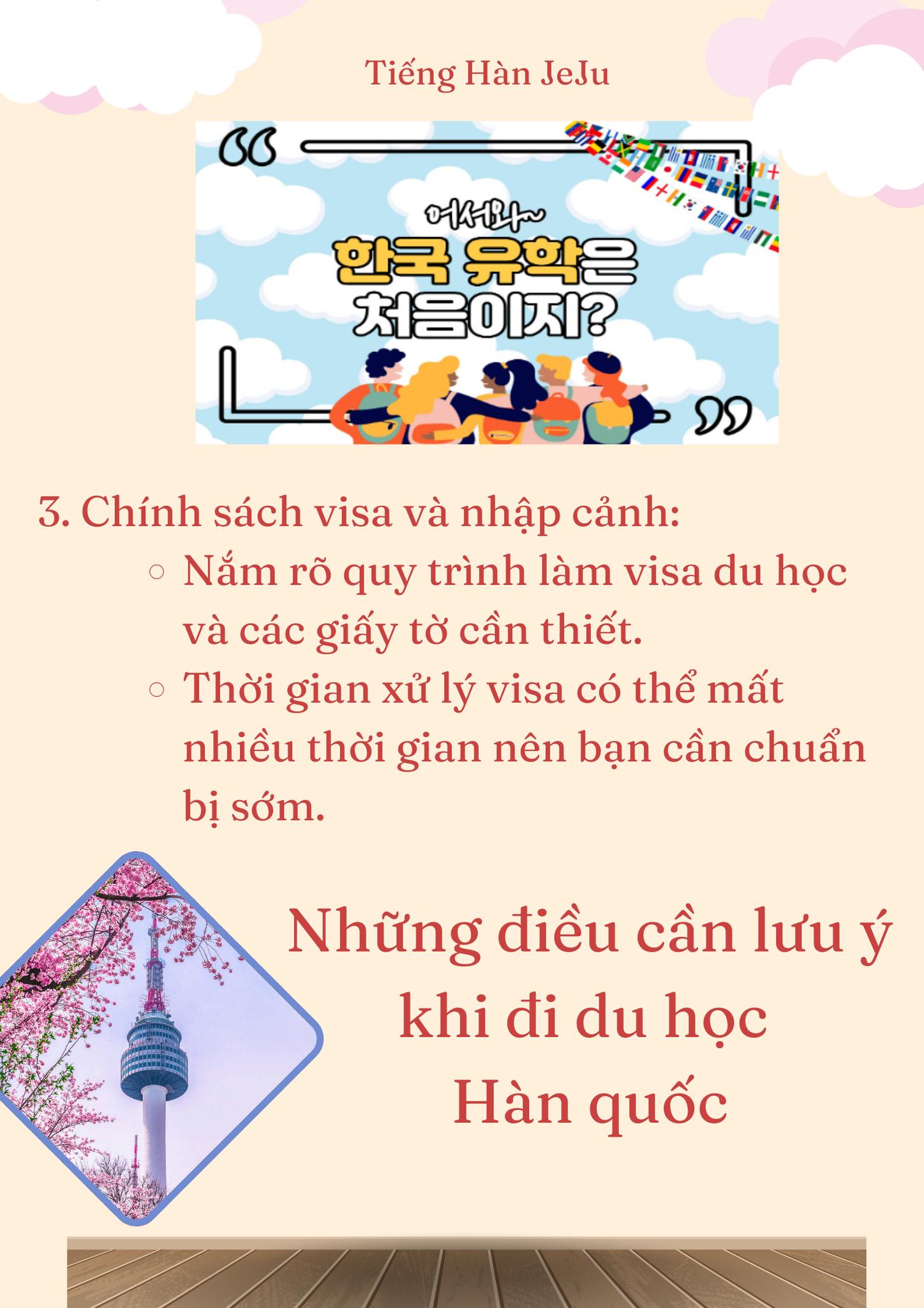 Những điều lưu ý khi đi du học Hàn quốc