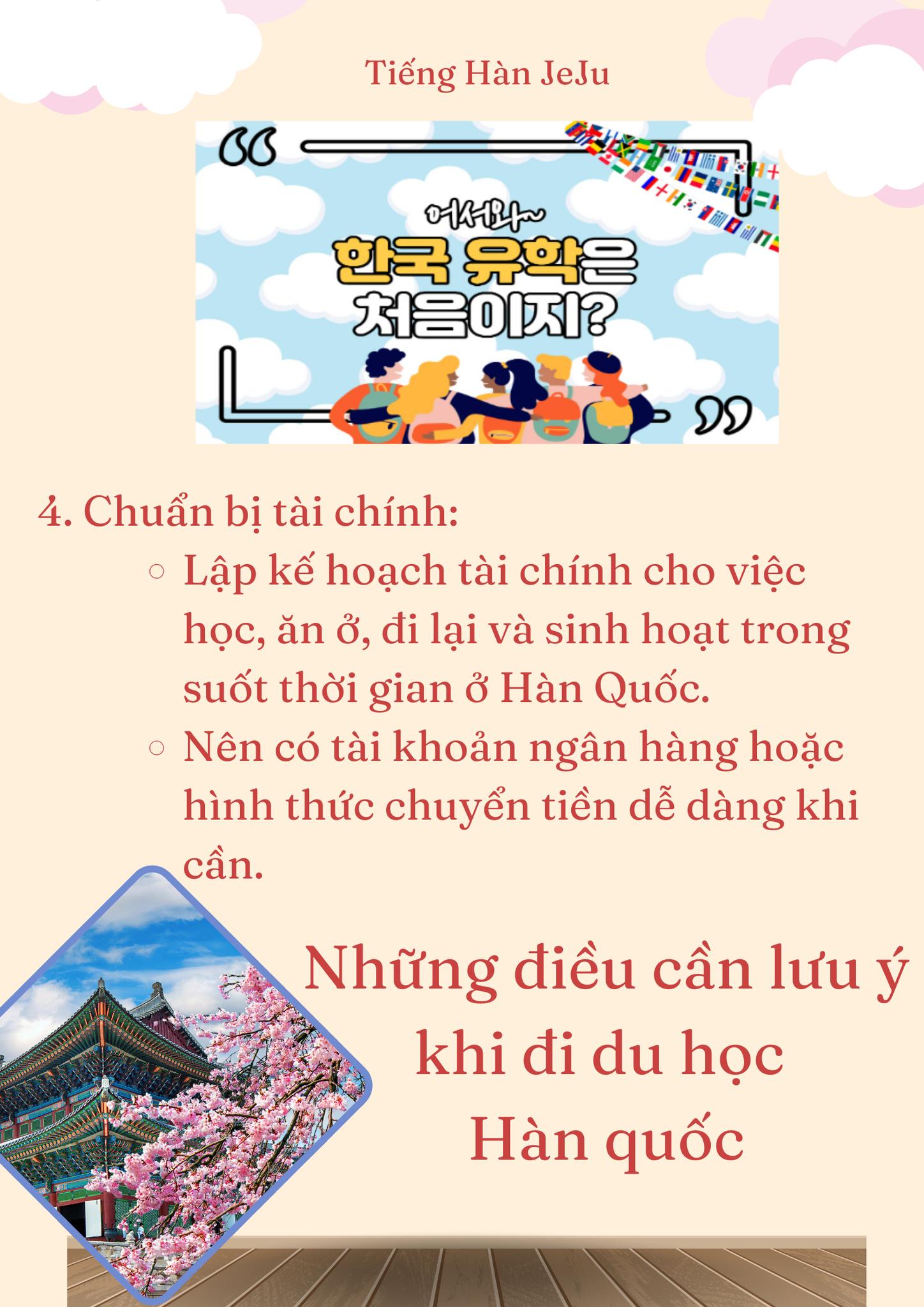 Những điều lưu ý khi đi du học Hàn quốc