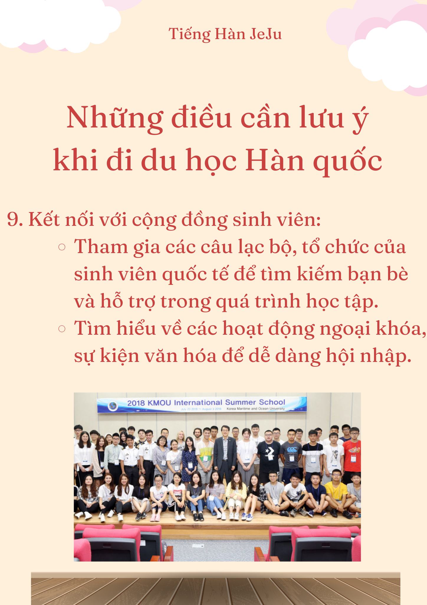 Những điều lưu ý khi đi du học Hàn quốc