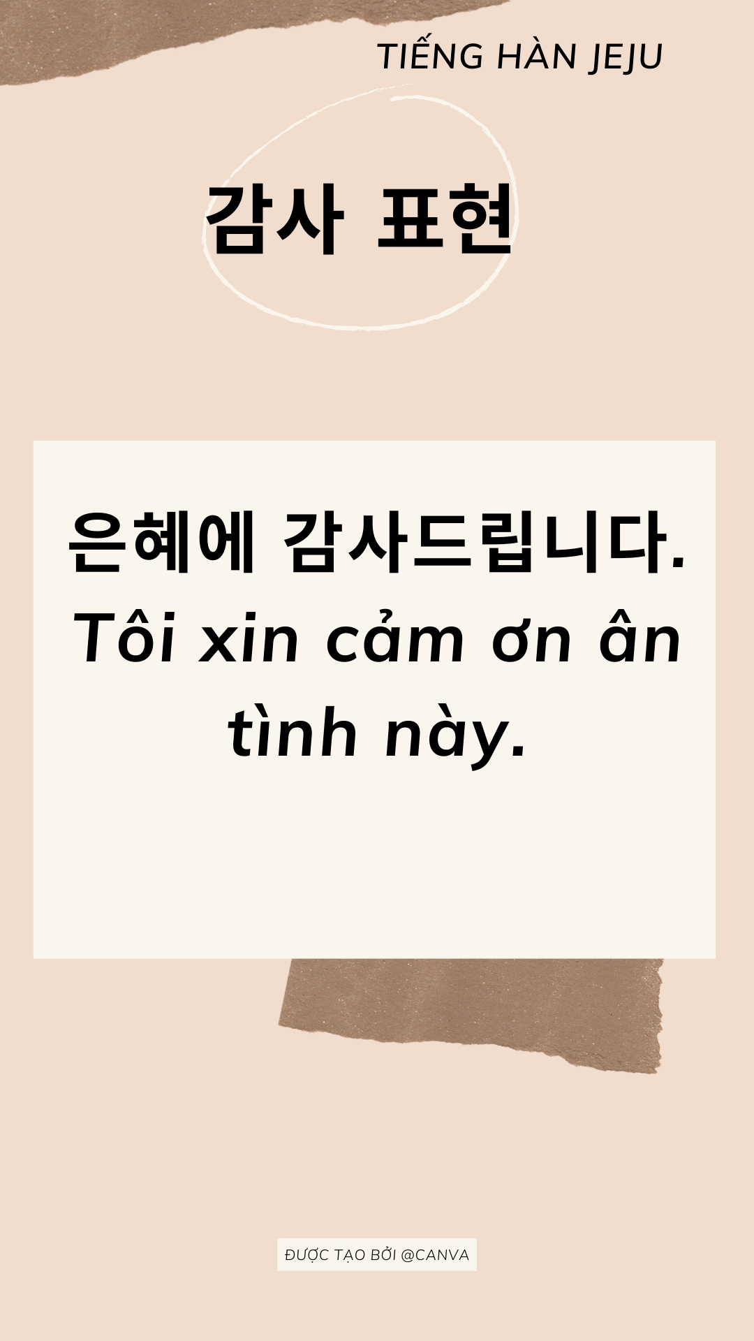 Biểu hiện cảm ơn