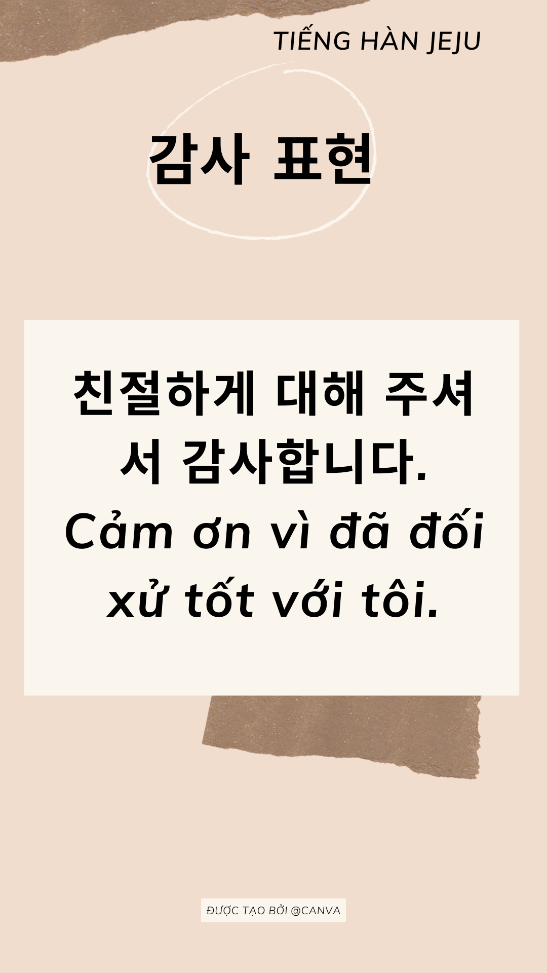 Biểu hiện cảm ơn