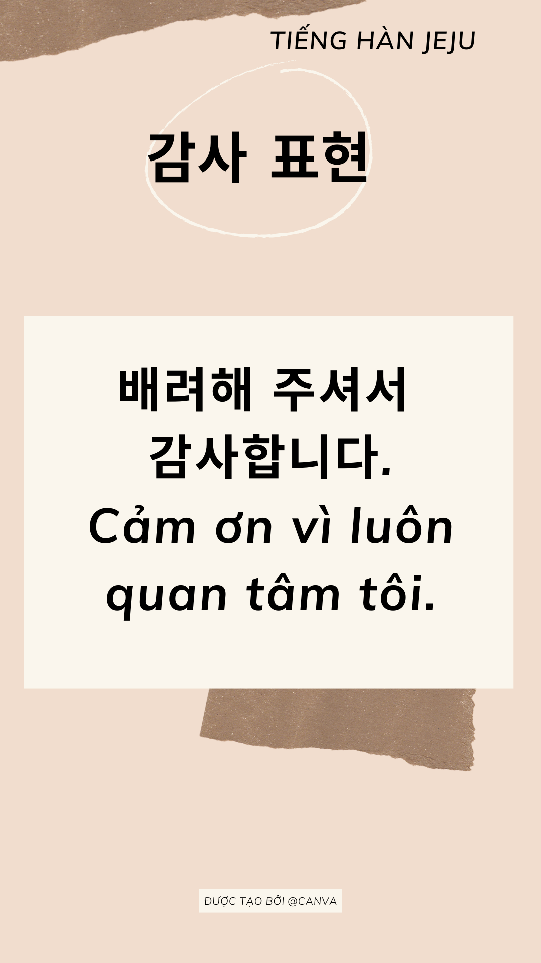 Biểu hiện cảm ơn