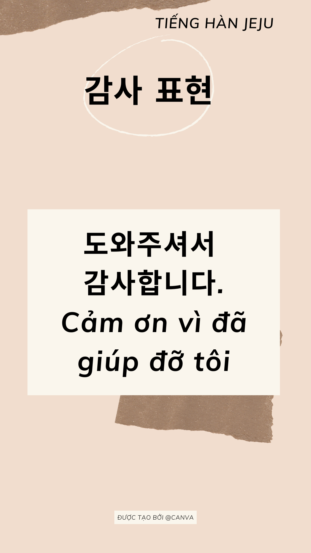Biểu hiện cảm ơn