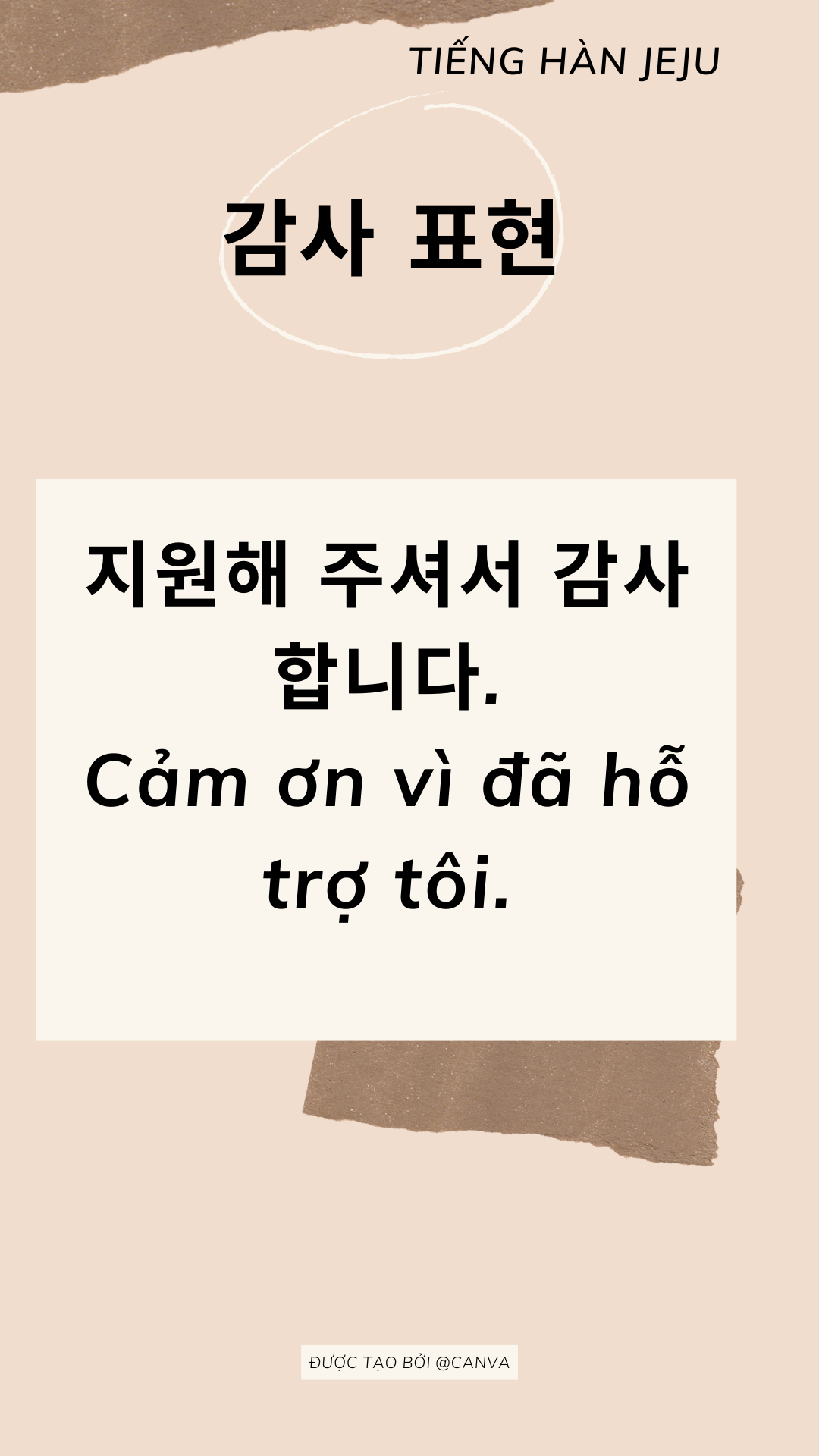 Biểu hiện cảm ơn